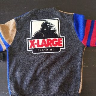 エクストララージ(XLARGE)のX-LARGEキッズ　カーディガン　5T（110センチ）(カーディガン)