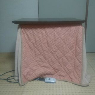 イオン(AEON)のcamico様専用 (一人用高脚コタツと専用掛けふとんセット)(こたつ)