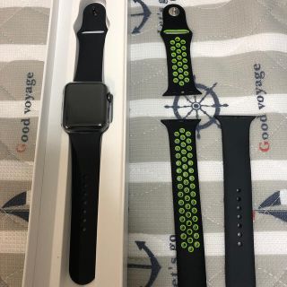 アップルウォッチ(Apple Watch)のApple Watch series 3 42ミリ(腕時計(デジタル))