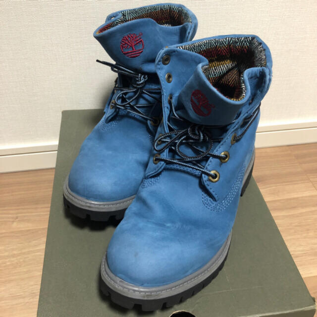 美品 ティンバーランド 6455A AF Roll Top Blue NBtimberland