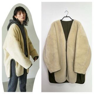 【203様専用】nagonstans ナゴンスタンス ボア コート ジャケット