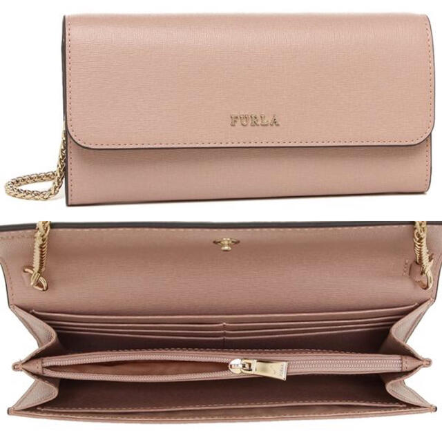 新品 FURLA（フルラ）のショルダーバッグ 長財布ポシェット チェーン付き