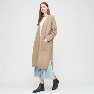 ユニクロ(UNIQLO)の［完売品］スフレヤーン　カーディガン(ニットコート)