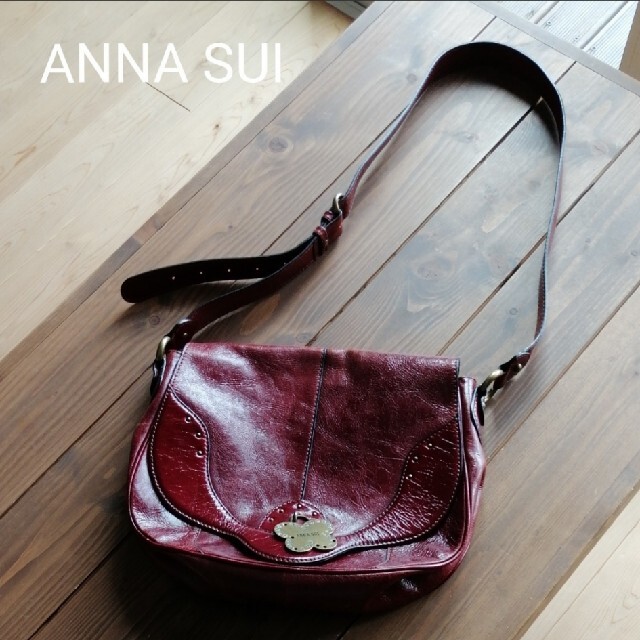 ANNA SUI(アナスイ)のANNA SUI　アナスイ レザーショルダーバッグ レディースのバッグ(ショルダーバッグ)の商品写真