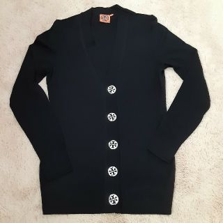 トリーバーチ(Tory Burch)の正規品　Tory Burch　黒カーディガン S(カーディガン)