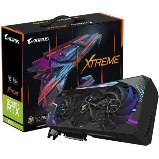 GIGABYTE RTX3080 AORUS XTREME 10GB スマホ/家電/カメラのPC/タブレット(PCパーツ)の商品写真