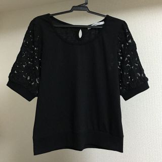 レイカズン(RayCassin)のRAY CASSN 袖レースプルオーバー(Tシャツ(半袖/袖なし))