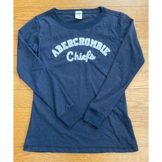 アバクロンビーアンドフィッチ(Abercrombie&Fitch)のお値下げ ABERCROMBIE & FICH 長袖Tシャツ 紺(Tシャツ(長袖/七分))