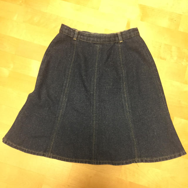 pom ponette(ポンポネット)のポンポネット♡デニムスカート キッズ/ベビー/マタニティのキッズ服女の子用(90cm~)(スカート)の商品写真