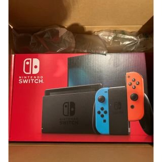 ニンテンドースイッチ(Nintendo Switch)のSwitch 任天堂スイッチ 本体 ネオンブルー ニンテンドウ(家庭用ゲーム機本体)