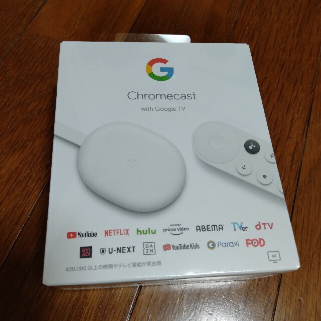 Chromecast with Google TV ホワイト Snow (白) スマホ/家電/カメラのテレビ/映像機器(その他)の商品写真