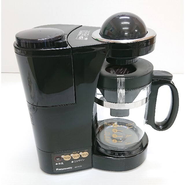 スマホ/家電/カメラパナソニック コーヒーメーカー ブラック NC-S35P