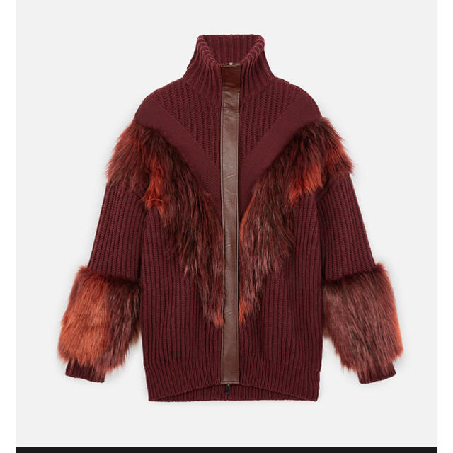○専用○ステラマッカートニーfur free fur cardigan 36 殿堂 www