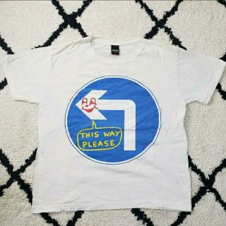 グラニフ(Design Tshirts Store graniph)のTM040 古着   graniph グラニフ  プリント  Tシャツ ホワイト(Tシャツ/カットソー(半袖/袖なし))