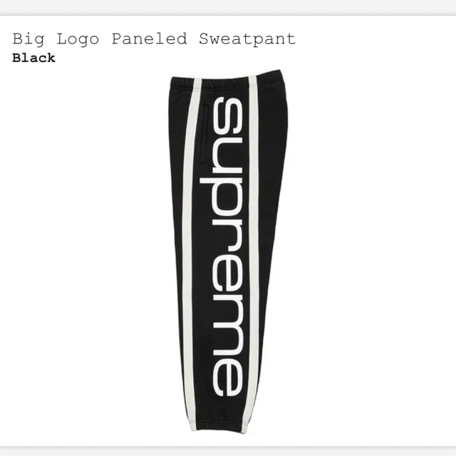 Supreme Big Logo Paneled Sweatpant   S 1