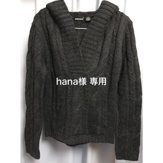 【美品】フード付ニット(ニット/セーター)