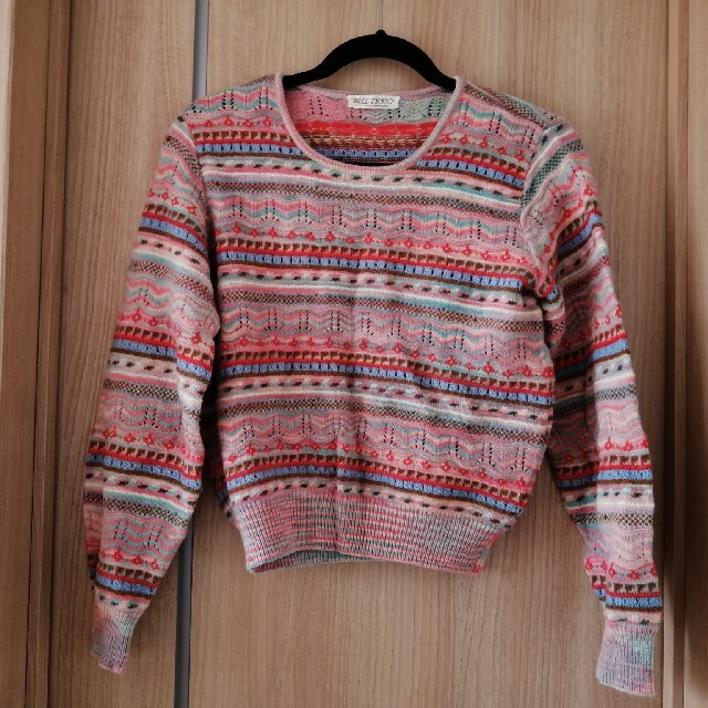 セーター　カラフル　古着 レディースのトップス(ニット/セーター)の商品写真