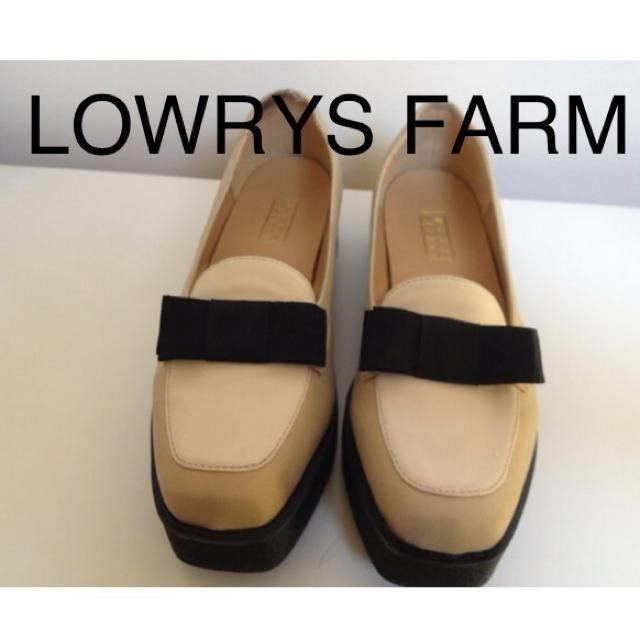 LOWRYS FARM(ローリーズファーム)のLOWRYS FARM リボンローファー レディースの靴/シューズ(ローファー/革靴)の商品写真