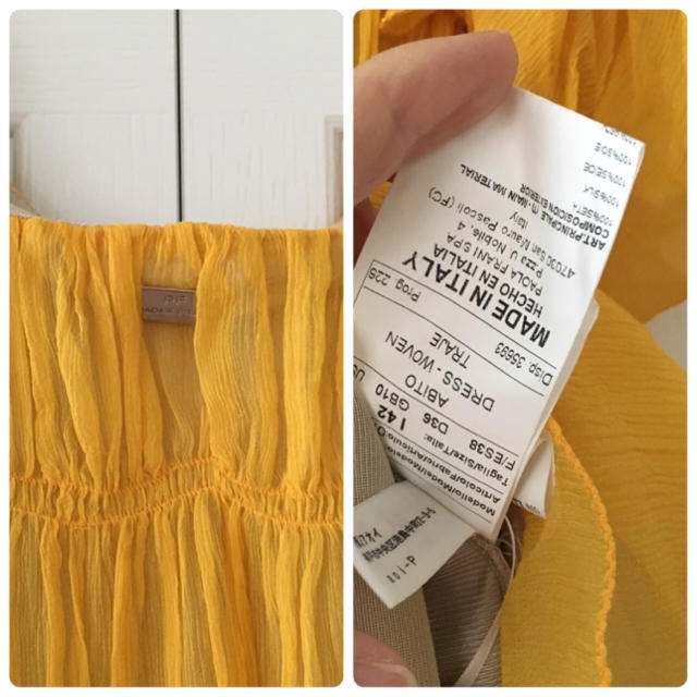 PAOLA FRANI(パオラフラーニ)のパオラフラーニ シルクドレス レディースのフォーマル/ドレス(ミディアムドレス)の商品写真
