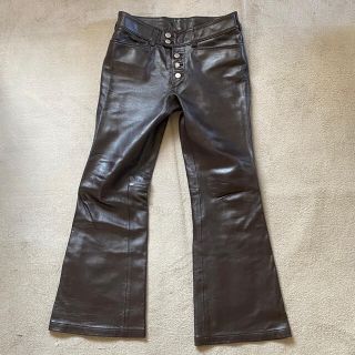 ジョンローレンスサリバン(JOHN LAWRENCE SULLIVAN)の✔︎80s vintage leather flare pants (その他)