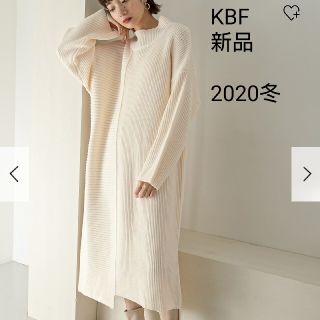 ケービーエフ(KBF)のKBF 新品  ハイネックBIGニットワンピース(ロングワンピース/マキシワンピース)