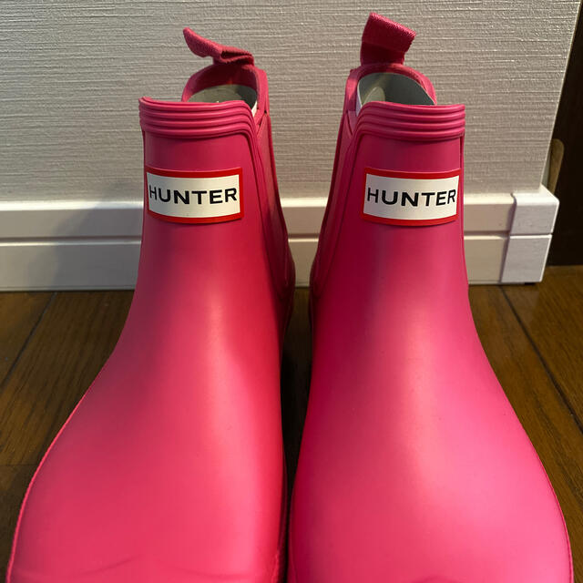 HUNTER(ハンター)のHunter レインブーツ　サイドゴア　ピンク レディースの靴/シューズ(レインブーツ/長靴)の商品写真