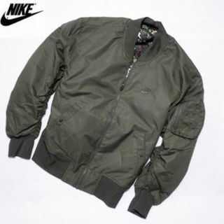 ナイキ(NIKE)の新品 ナイキ ミリタリージャケット ボンバージャケット MA-1 Lサイズ(ミリタリージャケット)