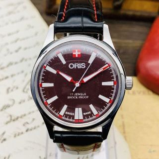 オリス ORIS シルバー×パープル 腕時計 メンズ 機械式手巻き(腕時計(アナログ))