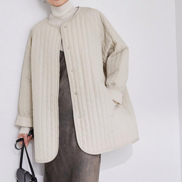 店舗限定限定あり ADAM ET ROPE´【サステナブル】キルティングブルゾン