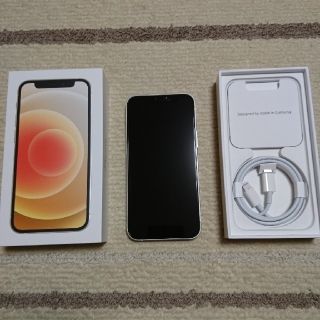 アイフォーン(iPhone)のiPhone 12 mini 64GB ホワイト SIMフリー(スマートフォン本体)