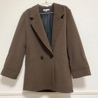 マウジー(moussy)のmoussy CLASSIC OVER ジャケット ブラウン(テーラードジャケット)