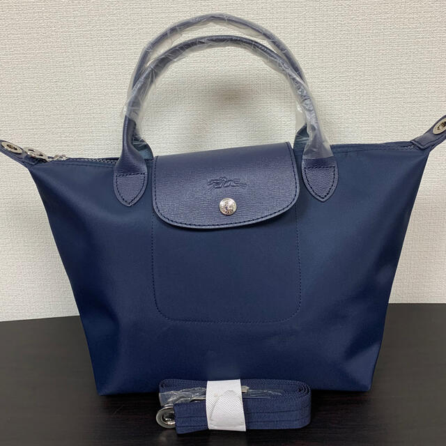 LONGCHAMP(ロンシャン)のロンシャン ル プリアージュ ネオ ハンドバッグ 2way ネイビー レディースのバッグ(ハンドバッグ)の商品写真