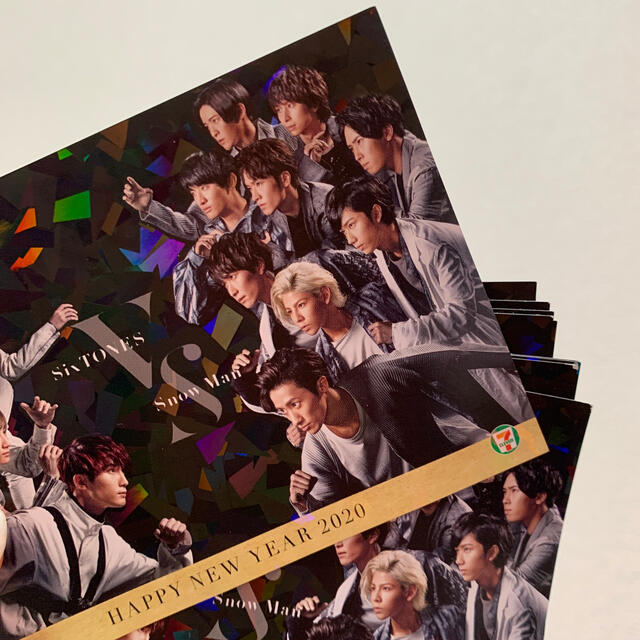 松野屋 キャンバスフラットショルダー SnowMan╱SixTONES 非売品ポーチ