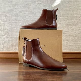 ザラ(ZARA)のzara 新品未使用　リアルレザー　ショートブーツ(ブーツ)