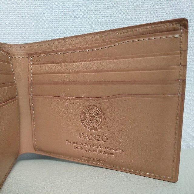 GANZO(ガンゾ)のいずみ様専用 ガンゾ GANZO コードバン 二つ折り札入 メンズのファッション小物(折り財布)の商品写真