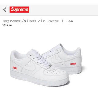 シュプリーム(Supreme)のカガヤクさん専用　Supreme x Nike Air Force 1 (白)(スニーカー)