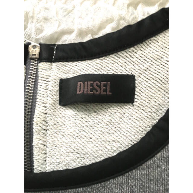 DIESEL(ディーゼル)の美品❣️DIESEL ラクチン〜スエットワンピース　 レディースのワンピース(ミニワンピース)の商品写真