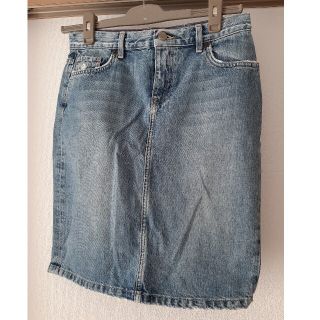 ジェイクルー(J.Crew)のデニムスカート(ひざ丈スカート)