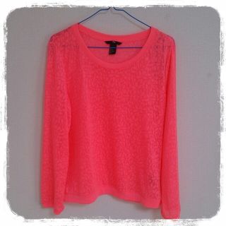 エイチアンドエム(H&M)のH&M★ネオンカラートップス(カットソー(長袖/七分))