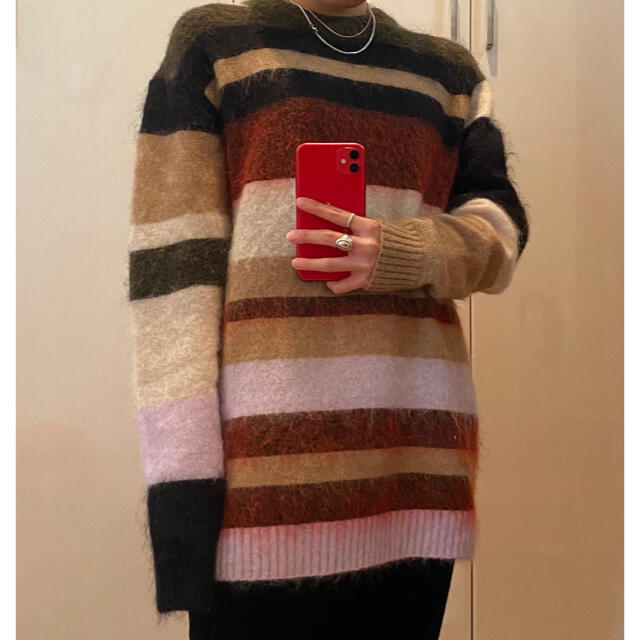 ACNE(アクネ)のacne  Kalbah striped knitted jumper レディースのトップス(ニット/セーター)の商品写真