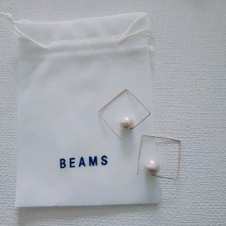 ビームス(BEAMS)のBEAMS　スクエア　パール　ピアス　ビームス(ピアス)