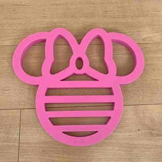 ディズニー(Disney)の鍋敷　ミニーマウス　(収納/キッチン雑貨)