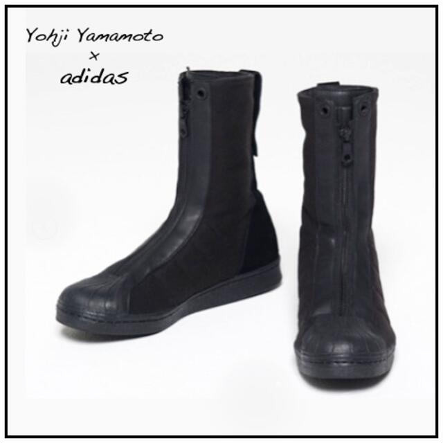Yohji Yamamoto(ヨウジヤマモト)の【美品】ヨウジヤマモト×アディダス YY HIGH SS 【未使用】 レディースの靴/シューズ(ブーツ)の商品写真