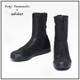 ヨウジヤマモト(Yohji Yamamoto)の【美品】ヨウジヤマモト×アディダス YY HIGH SS 【未使用】(ブーツ)