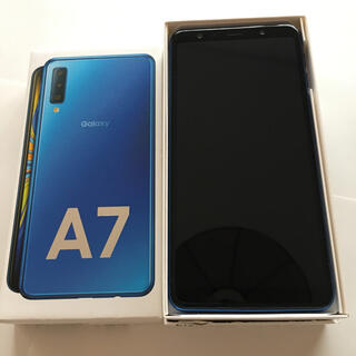 ギャラクシー(Galaxy)のGalaxy A7 ブルー (スマートフォン本体)