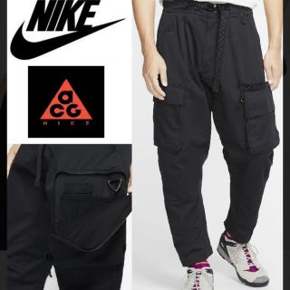 ナイキ(NIKE)のSサイズ　NIKE ACG WOVEN CARGO PANTS BLACK (ワークパンツ/カーゴパンツ)