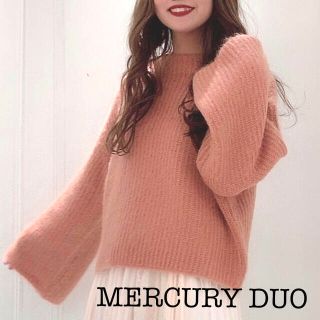 マーキュリーデュオ(MERCURYDUO)の新品【定価11100円】MERCURYDUO マーキュリーデュオ　オレンジニット(ニット/セーター)