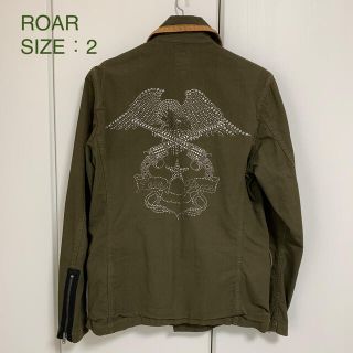 【美品】ロアー スワロフスキーピストル ロングジャケット