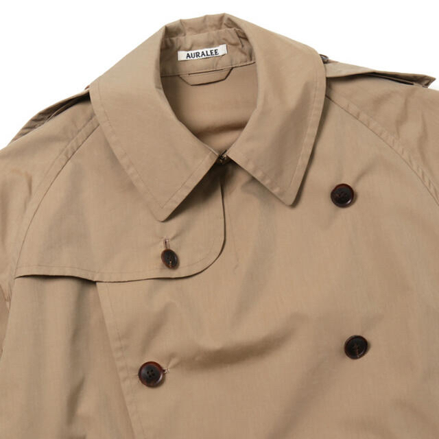 AURALEE FINX POLYESTER BIG TRENCH COATの通販 by y's shop|ラクマ
