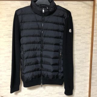 モンクレール(MONCLER)の【最終値下げ❗️】MONCLER モンクレール ニット ダウン ブルゾン(ダウンジャケット)